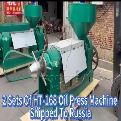 2 uppsättningar Model 168 Oil Press skickas till Ryssland!